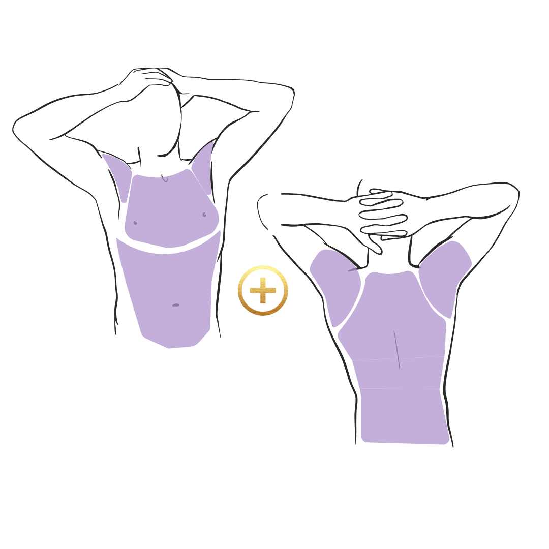 Bovenlichaam Voor&Achter ♂️